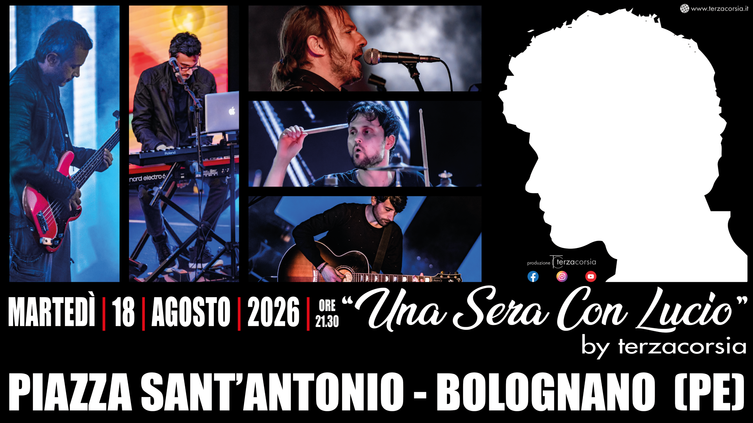 cover evento una sera con lucio del 18 08 26